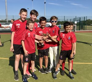 Ghyll Royd Sport - Boys Cricket winners pose with trophy