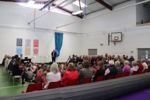 Grandparents' Day - the day started with an assembly with children sat and grandparents on chairs watching