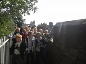 Ghyll Royd School pupils enjoy walking on York's city walls