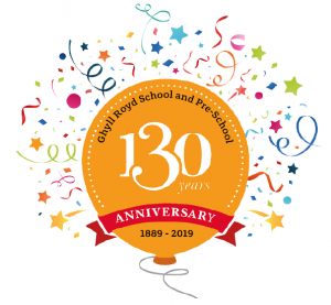 Ghyll Royd School 130 year anniversary balloon