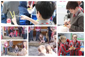 Ghyll Royd School pupils held a catapult competition during Science week