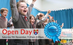 Independent School Open Day poster