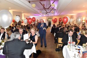 Ghyll Royd School’s Headteacher David Martin compered the sold-out 130th Anniversary Ball at the Cavendish Pavilion.