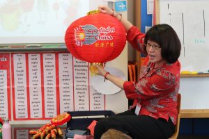 Ghyll Royd School were visited by a Chinese teacher called Miffy