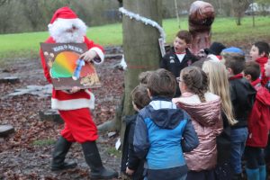 Santa visited Ghyll Royd School pupils for a fun filled day