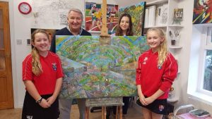 Ilkley Primary Ghyll Royd welcomed artists like Ian Shuttleworth to school