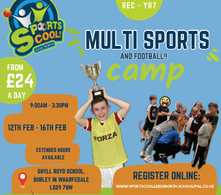 SportsCool Half Term Holiday Camp